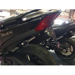 V PARTS License Plate Holder Black Yamaha T-Max 530
