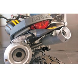 ACCESS DESIGN Side License Plate Holder Black Ducati Scrambler 1100