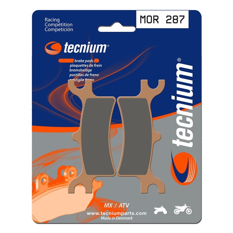 TECNIUM Racing MX/ATV Sintered Metal Brake pads - MOR287
