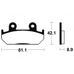 TECNIUM Sintered Metal Brake Pads - MTR93