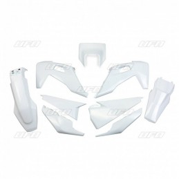 UFO Plastic Kit White Husqvarna FE/TE