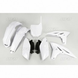 UFO Plastic Kit White Yamaha YZ250F