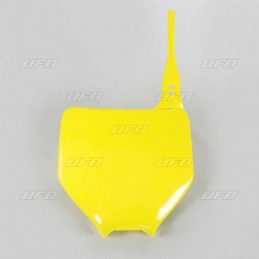 UFO Front Number Plate Yellow Suzuki RM-Z250