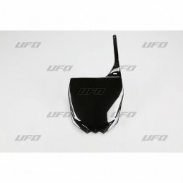 UFO Front Number Plate Black Yamaha YZ125/250