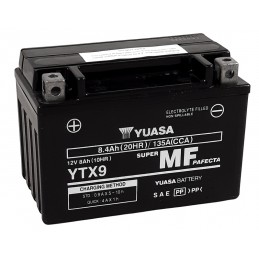 YUASA W/C Battery Maintenance Free Factory Activated - YTX9 FA