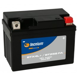 TECNIUM Battery Maintenance Free Factory Activated - BTX4L+/BTZ5S