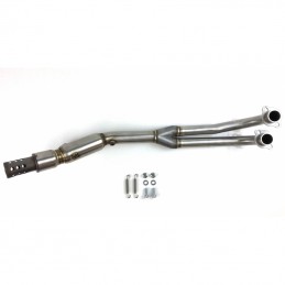 IXIL Dual Hyperlow XXL L5X Full Exhaust System Polished Stainless Steel - Kymco AK 550