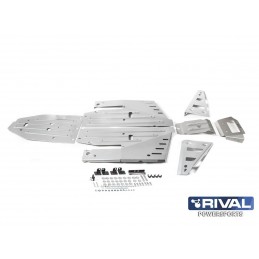 RIVAL Complete Skid Plate Kit Aluminum Polaris RZR 1000 XP/Turbo