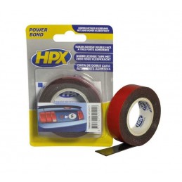 HPX Double Sided Tape Black 19mm x 2m