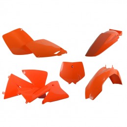 POLISPORT Plastic Kit Orange - KTM EXC/EXC-F