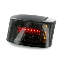 V PARTS Rear Light w/ Integrated Indicators LED Smoked MBK/Yamaha