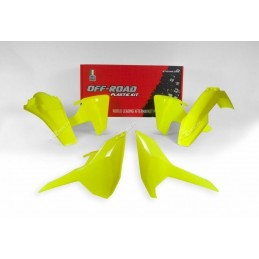RACETECH Plastic Kit Neon Yellow Husqvarna TE/FE