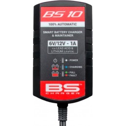 BS BATTERY BS10 Smart Battery Charger - 6V/12V 1A