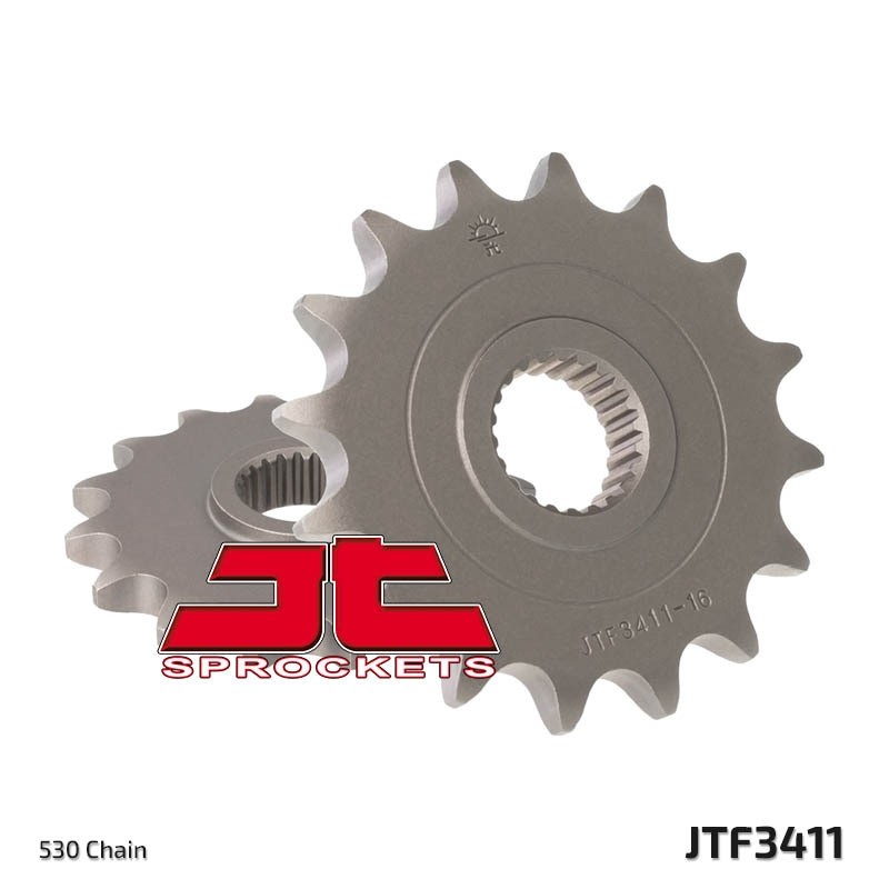 JT SPROCKETS Steel Standard Front Sprocket 3411 - 520