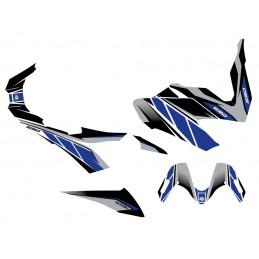 KUTVEK Replica Graphic Kit Blue/Grey Yamaha T-Max 530