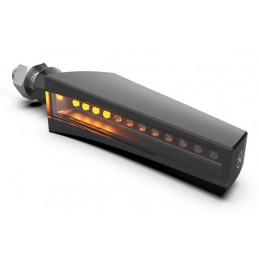 HIGHSIDER LED Sequence Indicator STS 1, Black Housing, Tinted Glas
