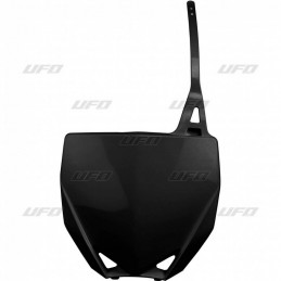 UFO Front Number Plate Black Yamaha YZ65