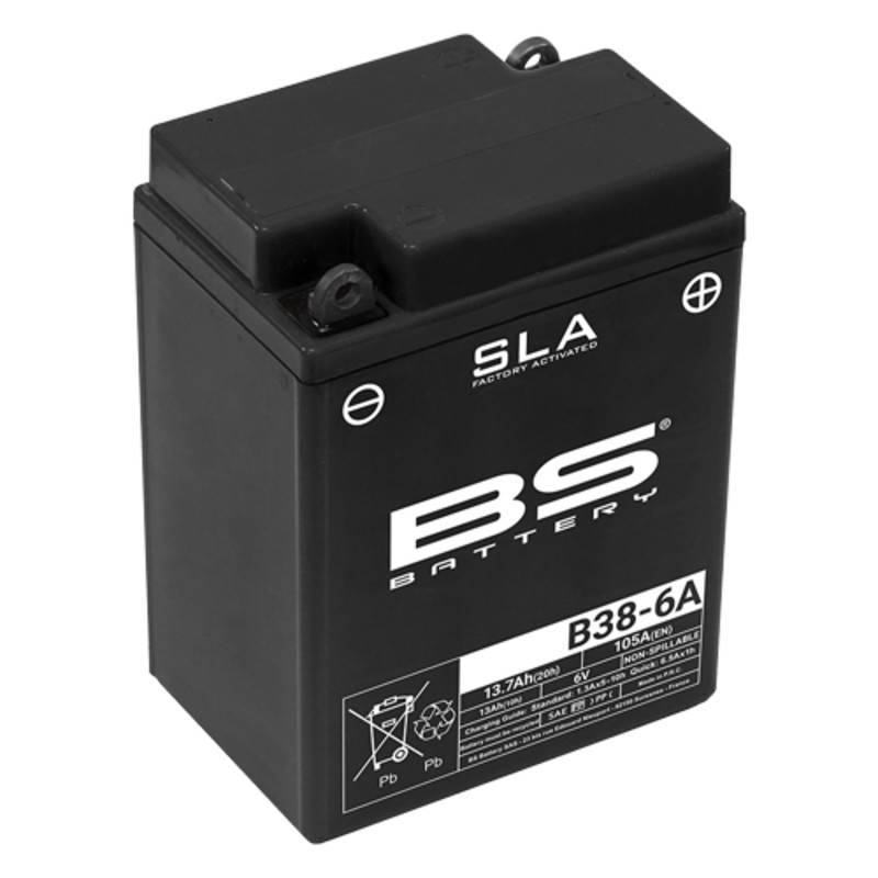 BS BATTERY SLA Battery Maintenance Free Factory Activated - B38-6A