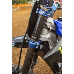 SCAR Triple Clamp Offset 25mm Blue Yamaha YZ125