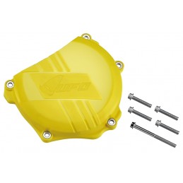 UFO Yellow Clutch Cover Protection Suzuki RM-Z250