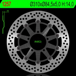 NG BRAKES Fix Brake Disc - 1247