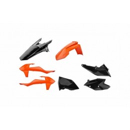 POLISPORT MX Plastic Kit Orange/Black KTM SX/SX-F