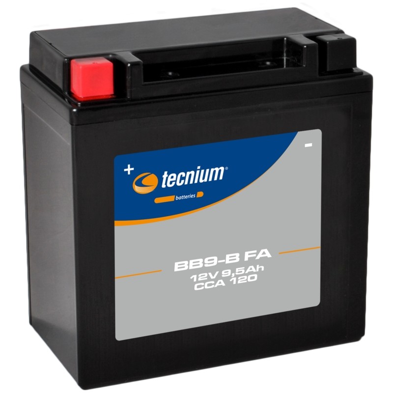 TECNIUM Battery Maintenance Free Factory Activated - BB9-B