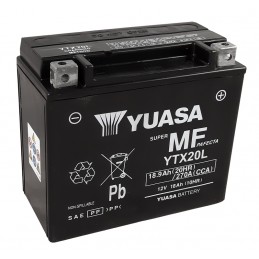 YUASA W/C Battery Maintenance Free Factory Activated - YTX20L FA