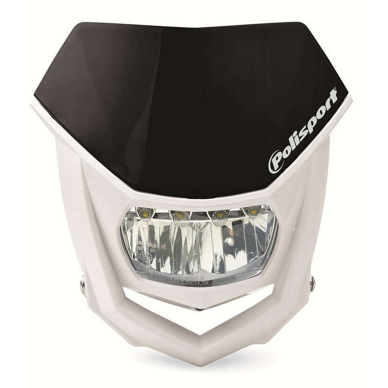 POLISPORT Halo LED Headlight Black/White