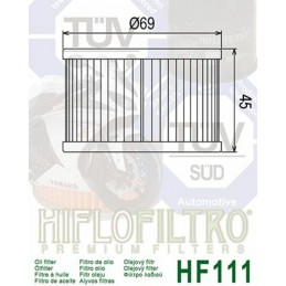 HIFLOFILTRO Oil Filter - HF111 Honda