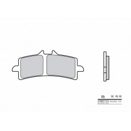 BREMBO Competition Carbon Ceramic Brake pads - 07BB37RC