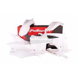 POLISPORT Plastic Kit White Honda CRF250F/CRF450F