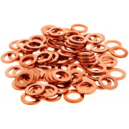 BIHR 10x16x1,5mm Copper Washers 100 pieces