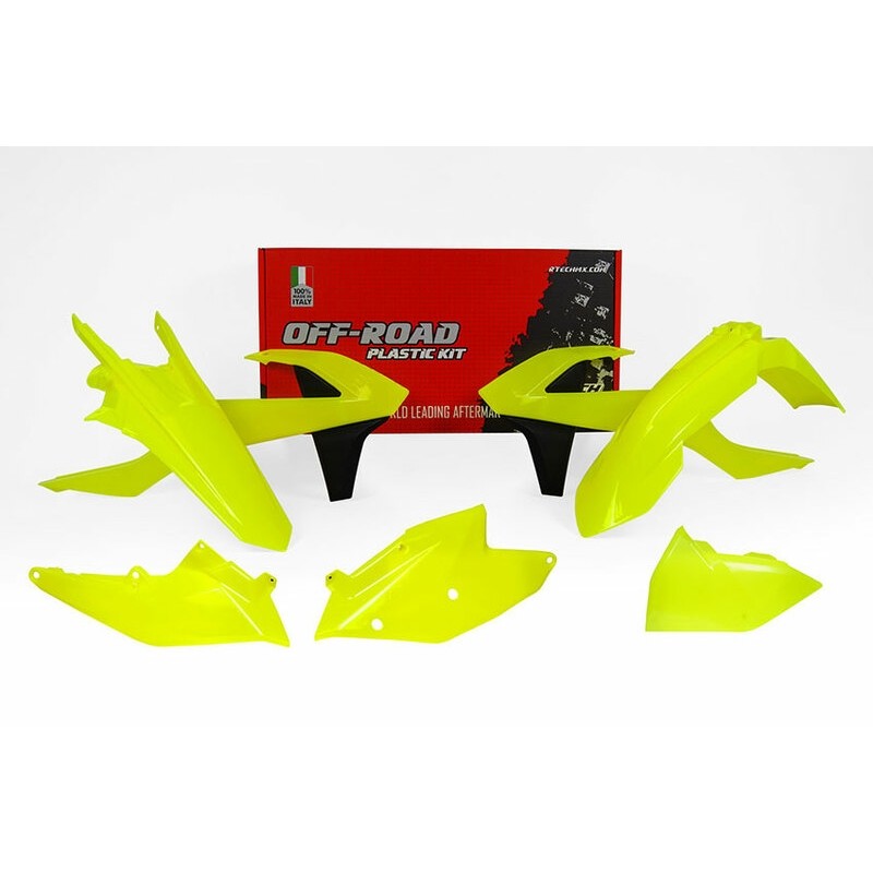 RACETECH Plastic Kit Neon Yellow KTM EXC/EXC-F