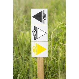 S3 Signalling Arrows Yellow 50 Pieces 12x12cm