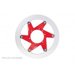 BERINGER Aeronal Cast Iron Floating Brake Disc - Red H31FR