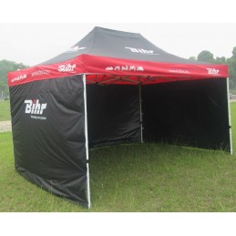 BIHR Home Track Race Tent 4.5x3m with 3 Removable Side Panels
