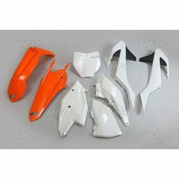 UFO Plastic Kit OEM Color (2017) Orange/Black/White KTM