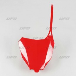 UFO Front Number Plate Red Honda CRF450R/RX