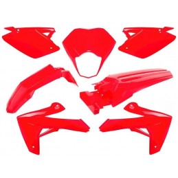 O PARTS Plastic Kit O PARTS Gloss Red - Rieju MRT/MRT Pro 50 (09-21)