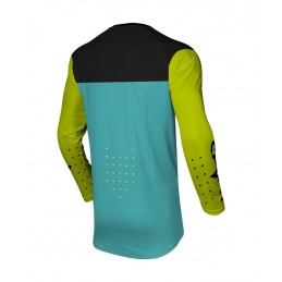 SEVEN Vox Aperture Jersey Youth - Flo Yellow/Blue