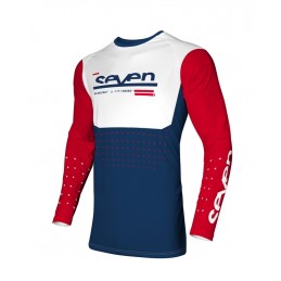 SEVEN Vox Aperture Jersey Youth - Red/Navy