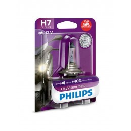 PHILIPS H7 CityVision Moto Light Bulb 12V/55W - x1