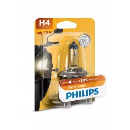 PHILIPS H4 Vision Moto Light Bulb 12V/60/55W - x1