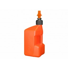 TUFF JUG Fuel Can w/ Ripper Cap 20L Translucent Orange/Orange Cap