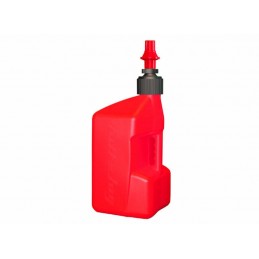 TUFF JUG Fuel Can w/ Ripper Cap 20L Translucent Red/Red Cap