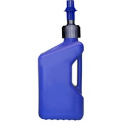 TUFF JUG Fuel Can w/ Ripper Cap 10L Translucent Blue/Blue Cap