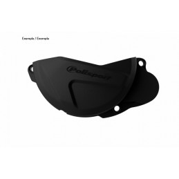 POLISPORT Clutch Cover Protection Black Honda CRF450R/RX