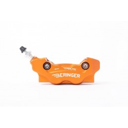 BERINGER Aerotec® MX Left Radial Brake Caliper 4 Pistons Orange
