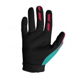 SEVEN Annex 7 DOT Gloves Youth - Flo Red/Blue
